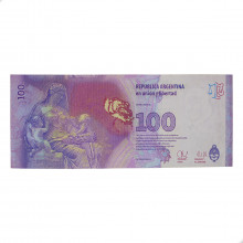 Cédula P#358b.2 100 Pesos 2014-2015 	Argentina América MBC/SOB