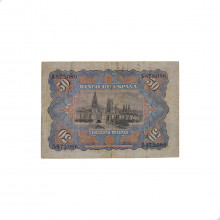 Cédula P#63a 50 Pesetas 1907 Escassa 	Espanha Europa MBC