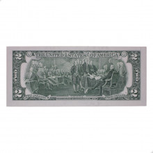 Cédula P#W545 2 Dollars 2017A Selo Verde 	Estados Unidos América SOB/FE