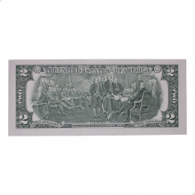Cédula P#W545 2 Dollars 2017A Selo Verde 	Estados Unidos América FE