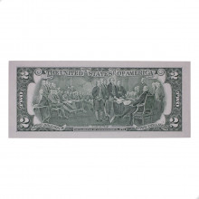 Cédula P#W545 2 Dollars 2017A Selo Verde 	Estados Unidos América SOB/FE