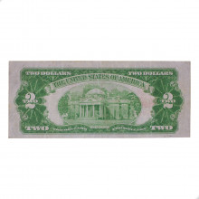 Cédula P#378 2 Dollars 1928 Selo Vermelho 	Estados Unidos América MBC