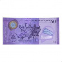 Cédula P#211 50 Córdobas 	2014-2021 	Nicarágua América FE