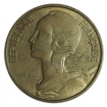 20 Centimes 1970 SOB França Europa