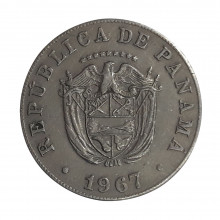 5 Centésimos 1967 MBC Panamá América