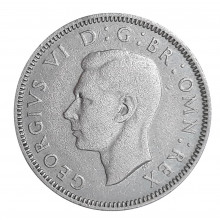 Km#854 1 Shilling 1941 MBC+ Reino Unido Europa