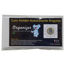 Coins Holder Autocolante Angular 27mm