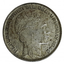 20 Centésimos 1942 S MBC Uruguai América