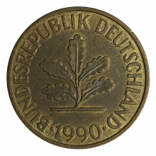 10 Pfennig 1990 D MBC Alemanha Europa