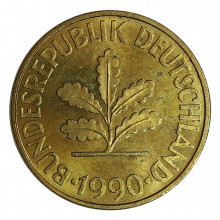 10 Pfennig 1990 J MBC Alemanha Europa