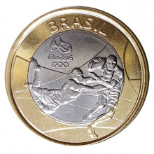 Set 4 Moedas Olimpíadas FC 2015 2ª Tiragem