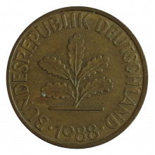 10 Pfennig 1988 G MBC Alemanha Europa
