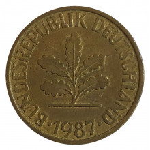 10 Pfennig 1987 F MBC Alemanha Europa