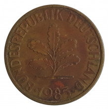 10 Pfennig 1985 G MBC Alemanha Europa