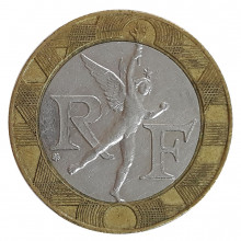 10 Francs 1992 MBC França Europa