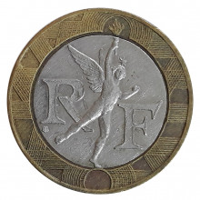 10 Francs 1990 MBC França Europa