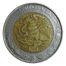 Km#550 1 Peso Novo 1992 SOB México América