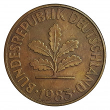 10 Pfennig 1983 G MBC Alemanha Europa