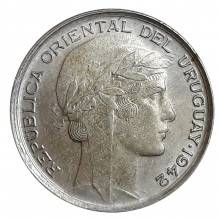 20 Centésimos 1942 SOB Uruguai América