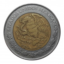 Km#552 5 Pesos Novos 1993 MBC+ México América