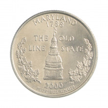 Quarter Dollar 2000 D FC Maryland