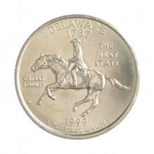 Quarter Dollar 1999 P FC Delaware