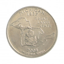 Quarter Dollar 2004 P FC Michigan