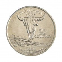 Quarter Dollar 2007 P FC Montana
