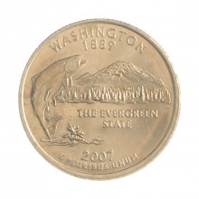 Quarter Dollar 2007 P FC Washington