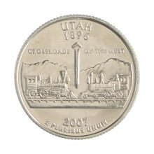Quarter Dollar 2007 D FC Utah