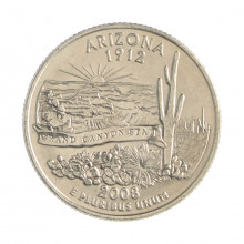 Quarter Dollar 2008 D FC Arizona