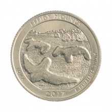 Quarter Dollar 2017 D FC Iowa: Effigy Mounds