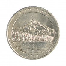 Quarter Dollar 2010 P FC Oregon: Mount Hood
