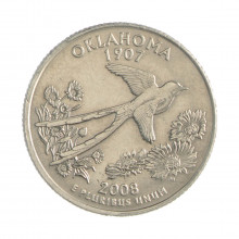 Quarter Dollar 2008 P FC Oklahoma