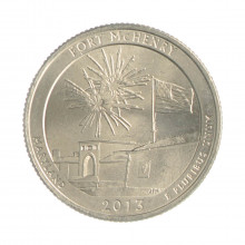 Quarter Dollar 2013 P FC Maryland: Fort McHenry
