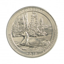 Quarter Dollar 2018 D FC Minnesota: Voyageurs