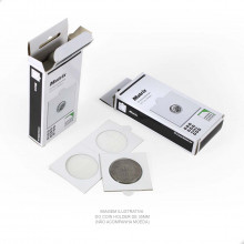 Coins Holder Porta Moedas Branco Autocolante Leuchtturm