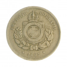 V-029 100 Réis 1887 MBC
