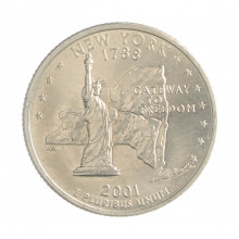 Quarter Dollar 2001 D SOB/FC New York