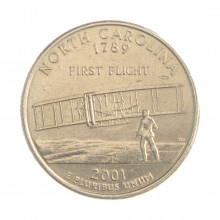 Quarter Dollar 2001 P MBC North Carolina