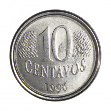 10 Centavos 1996 SOB/FC