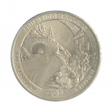 Quarter Dollar 2015 P SOB North Carolina: Blue Ridge Parkway