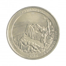 Quarter Dollar 2014 P SOB Virgínia: Shenandoah
