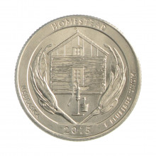 Quarter Dollar 2015 D SOB/FC Nebraska: Homestead