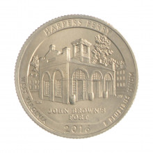 Quarter Dollar 2016 D SOB/FC West Virgínia: Harpers Ferry
