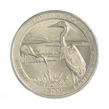 Quarter Dollar 2015 P SOB/FC Delaware: Bombay Hook