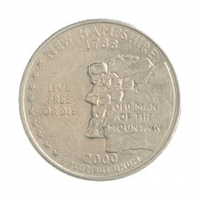 Quarter Dollar 2000 D MBC New Hampshire