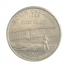 Quarter Dollar 2001 P MBC+ North Carolina