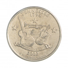 Quarter Dollar 2002 P MBC+ Tennessee