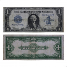 P#342 1 Dollar 1923 E MBC Estados Unidos América Carimbo Azul